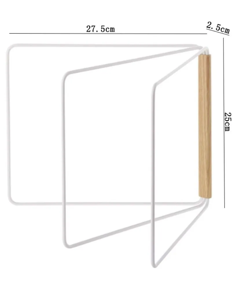 Stylish Metal Foldable Napkin Holder | 11 x 10 x 1 inches