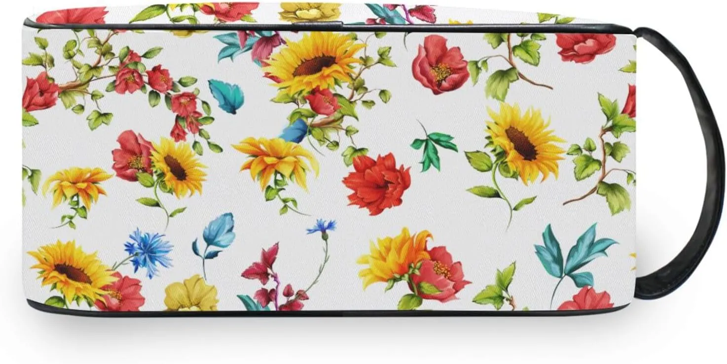 Sunflower and Cornflower Travel Toiletry Bag for Men and Women Traveling Dopp Kit Shaving Bag for Toiletries Accessories