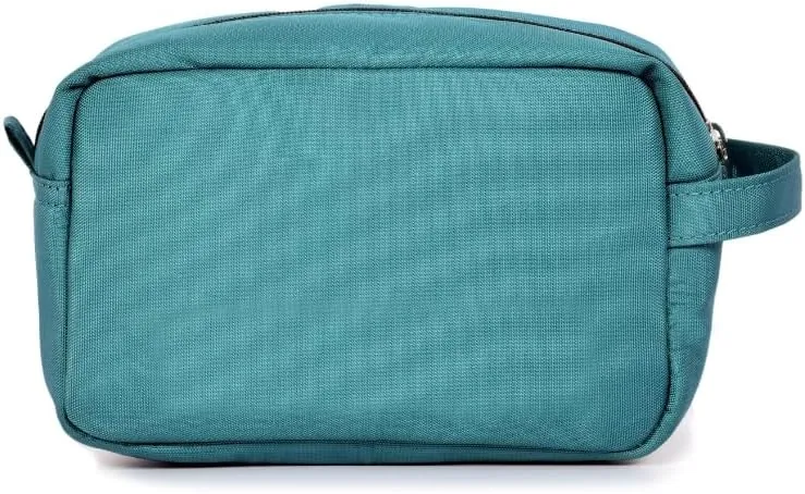 Tetron Toiletry Bag for Men & Women, Water Resistant Dopp Kit Cosmetic Bag Travel Accessories, Shaving Kit Organizer, Ocean Breeze