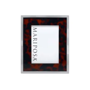 Tortoise with Metal Border 5x7 Frame