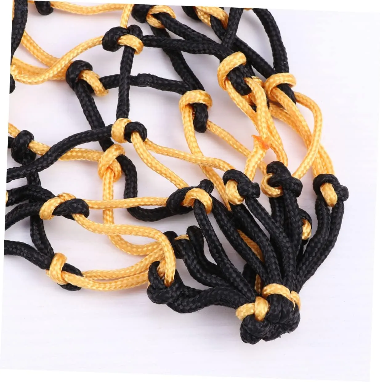 Totority Nylon Net Bag Sporting Basketball Netted Carrier Draw Ball Mesh Net Draw Mesh Net Nets Ball Storage Bag