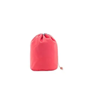 Travel Cosmetic Bags Waterproof Makeup Bags Multifunctional Bucket Toiletry Bag Barrel Cases Bathroom Storage Carry Cases Toiletry Bags Collapsible and Portable Cosmetic Cases rose Red