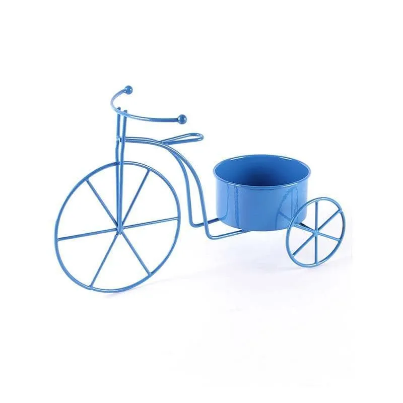 Twee Bicycle Planter-Blue