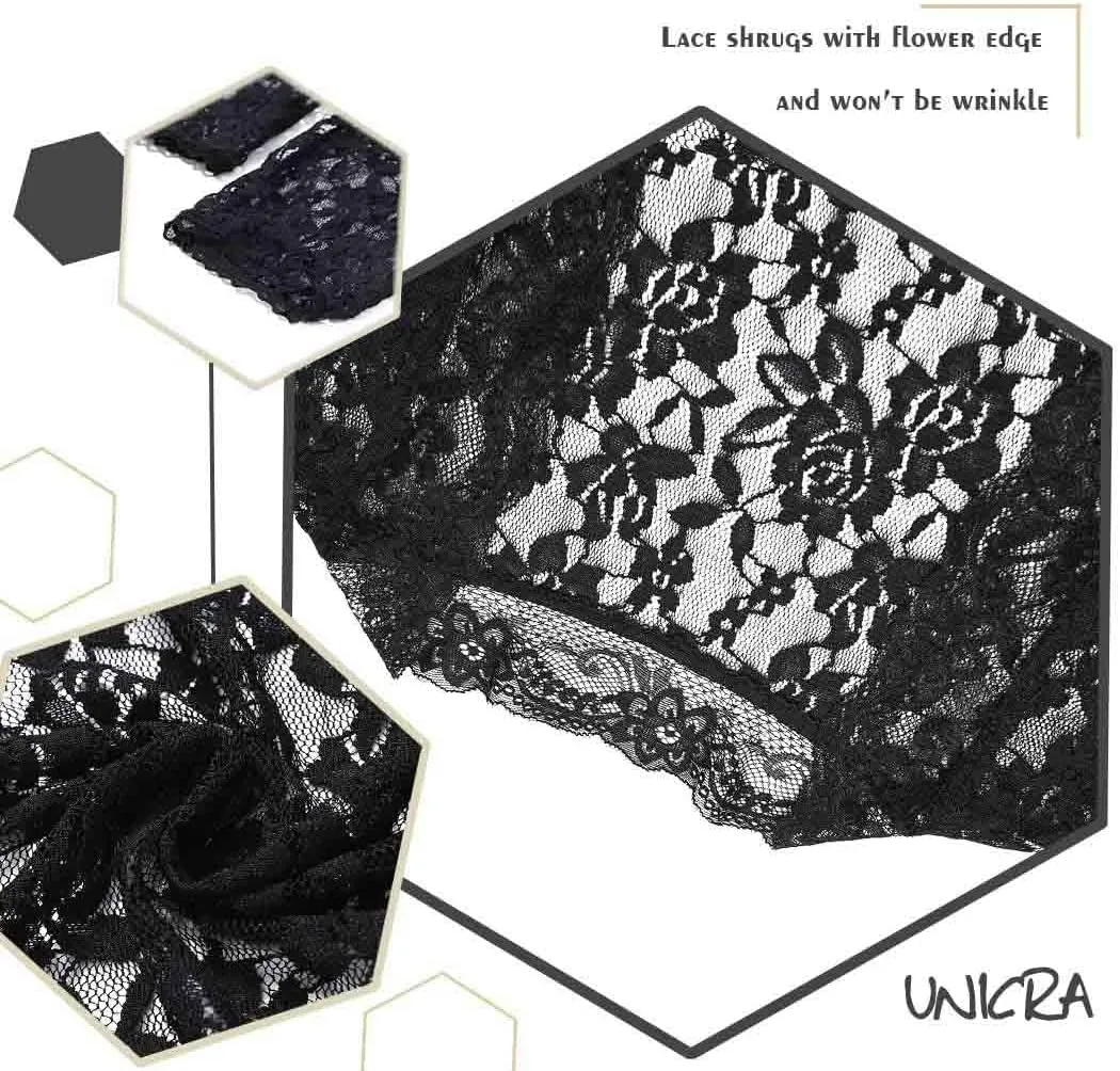 Unicra Women Lace Bolero Shrug for Dresses Elegant Floral Lace Shrug Top Open Front Sheer Long Sleeve Cropped Cardigan