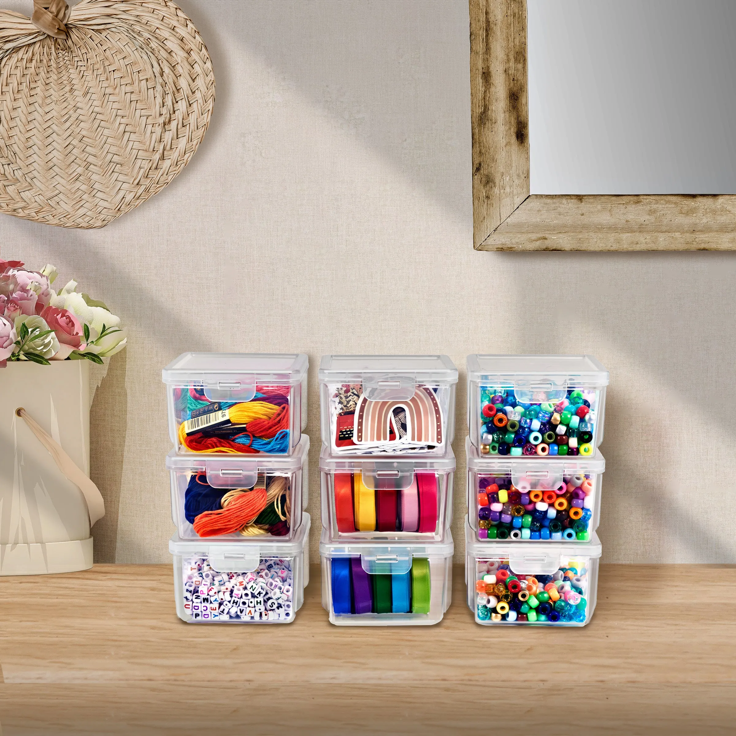 Variety Pack Hardware Storage Container Set (6 Pc)
