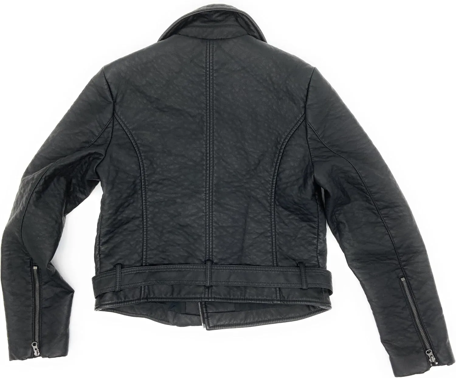 Victoria's Secret Faux Leather Moto Jacket Black