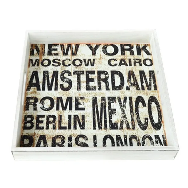 Vintager Wooden Square Debris Storage