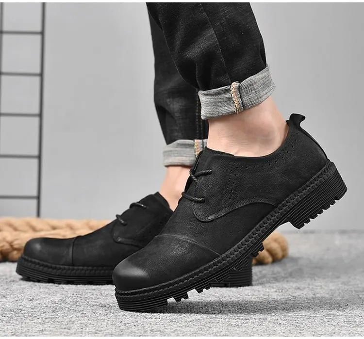 West Louis Soft Black Fashion Casual Shoes
