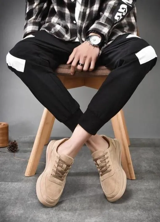 West Louis Suede Leather Fashion Flat Shoes
