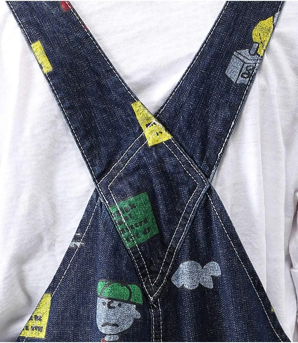 Women's Casual Loose Fit Jumpsuits Baggy Denim Bib Overalls