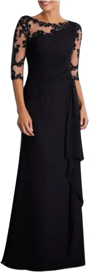 Womens Formal Dresses for Wedding Cocktail Floral Wedding Guest Formal Party Church Mother Bride Dress 2024