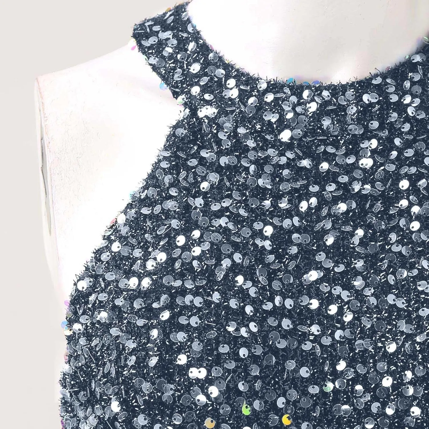 Womens Sequin Dress Hot Drilling Tassel Mini Dress Cocktail Party Dress Sexy Club Night Dress Wrap Hip Dresses