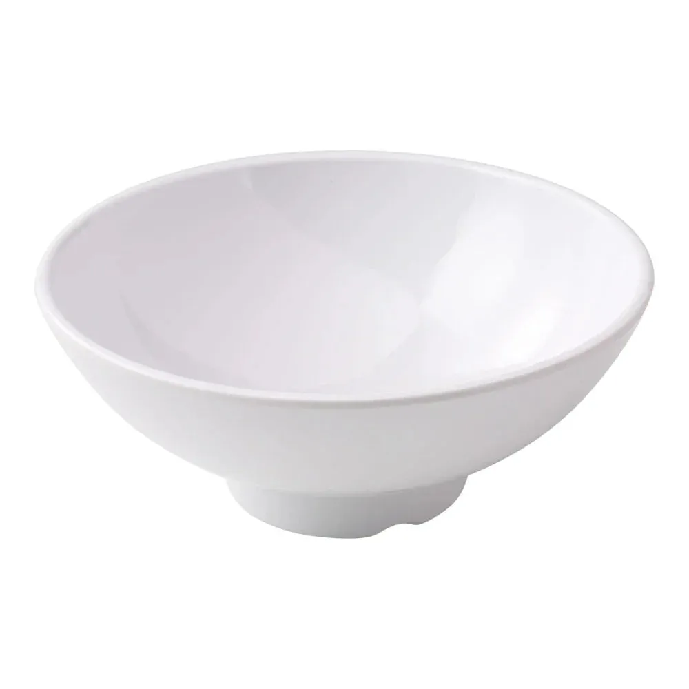 Yanco CO-308 36 Oz White Melamine Coupe Pattern Bowl, Pack of 12
